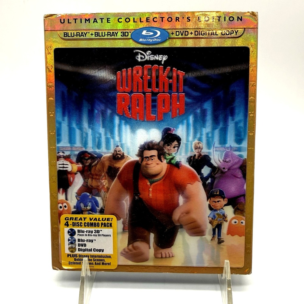 Wreck-It Ralph (Blu-ray 3D/Blu-ray/DVD + Digital Copy) DVDs